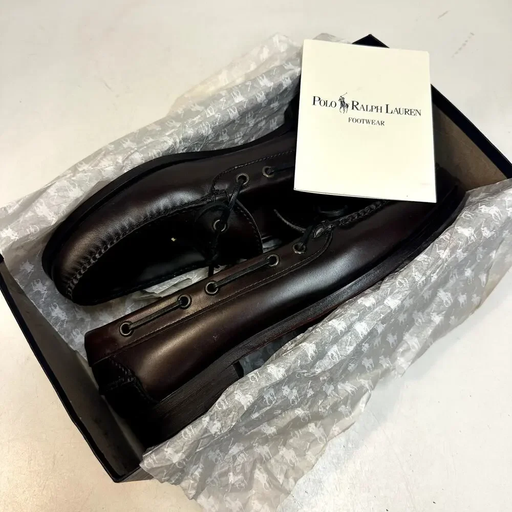 NIB NOS Rancourt & Co. x Polo Ralph Lauren Admiralty Boat Shoe Loafer USA 11 D